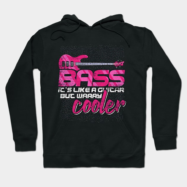 Bass Guitar Quote Hoodie by ShirtsShirtsndmoreShirts